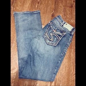 Silver brand “suki” mid slim bootcut jeans